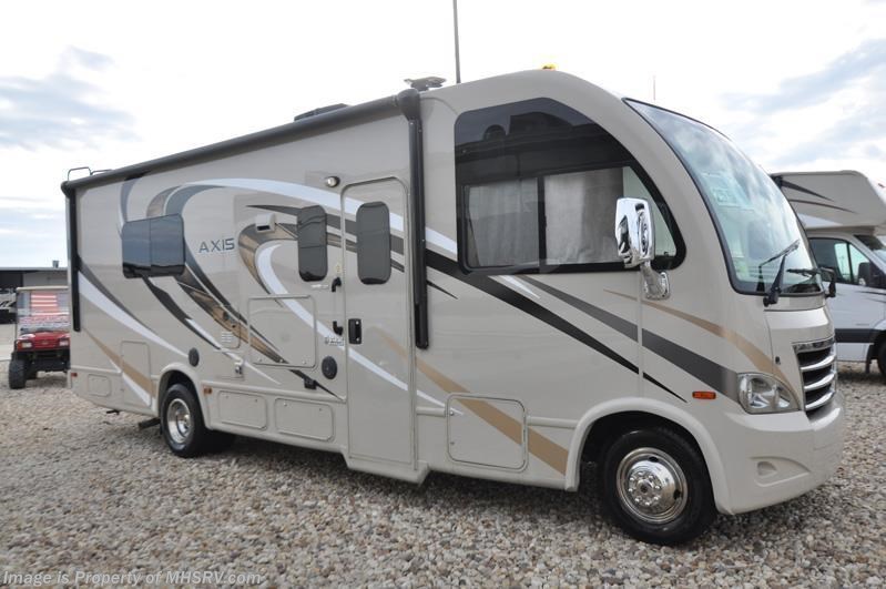 New 2017 Thor Motor Coach Axis 25.5 RV for Sale at MHSRV.com W/15K A/C, King available in Alvarado, Texas
