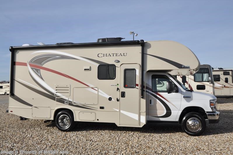 New 2017 Thor Motor Coach Chateau 24F RV for Sale at MHSRV W/15K A/C, 3 Cams, Slide available in Alvarado, Texas