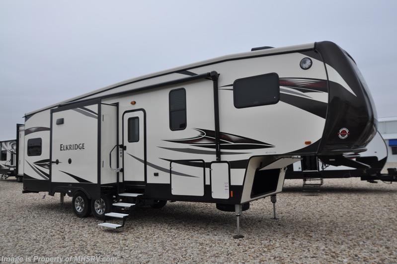 New 2017 Heartland  ElkRidge 33RSR W/Pwr. Salon Bunk, Jacks Luxury Fifth Wheel available in Alvarado, Texas