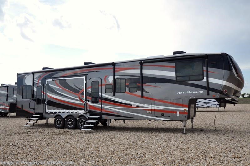 New 2018 Heartland  Road Warrior RW427 Dual Pane, King, 5 TV, 3 A/Cs, Arctic available in Alvarado, Texas
