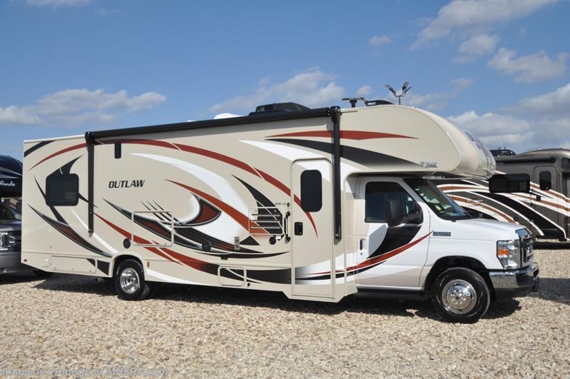 New 2018 Thor Motor Coach Outlaw 29H Class C Toy Hauler Coach for Sale at MHSRV.com available in Alvarado, Texas