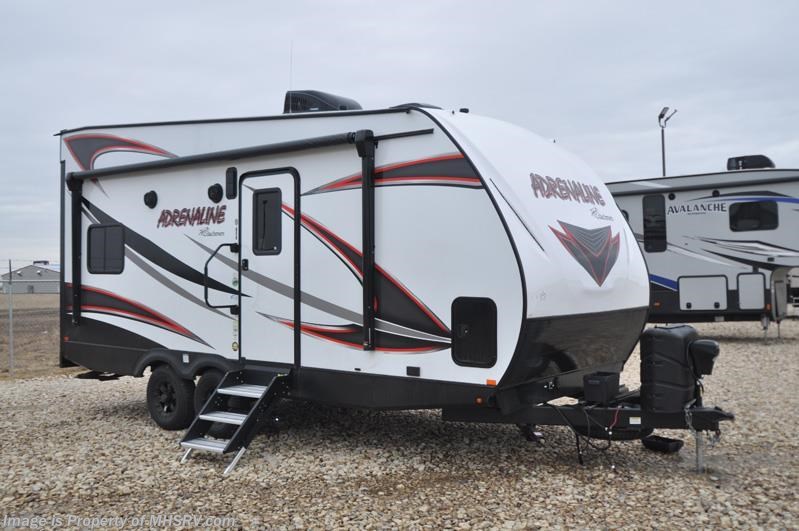New 2018 Coachmen Adrenaline 19CB Toy Hauler, Pwr Bed, 15K A/C, 4KW Gen available in Alvarado, Texas