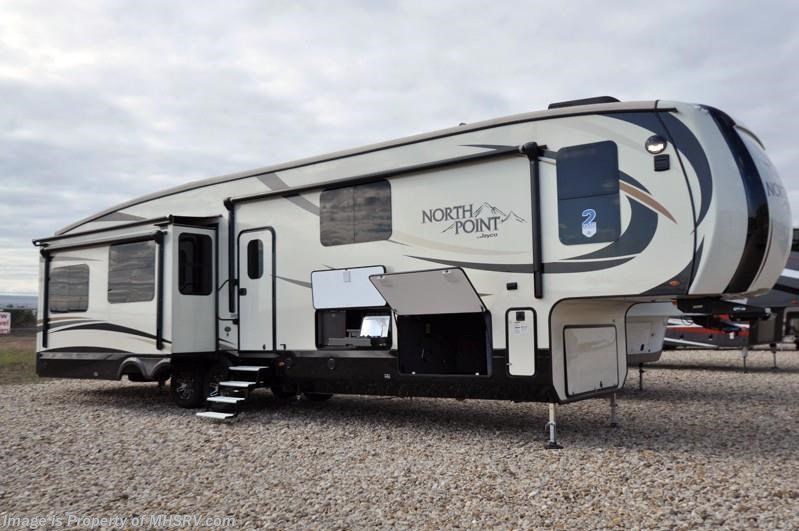 Used 2017 Jayco North Point 377RLBH Bunk Model W/ 4 Slides, Ext Kitchen available in Alvarado, Texas