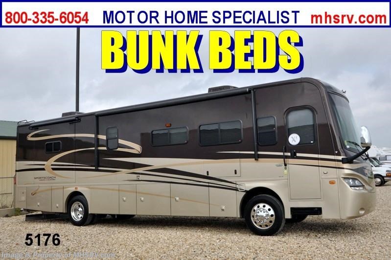 New 2013 Sportscoach Cross Country Bunk House RV for Sale 385DS W/Full Wall Slide available in Alvarado, Texas