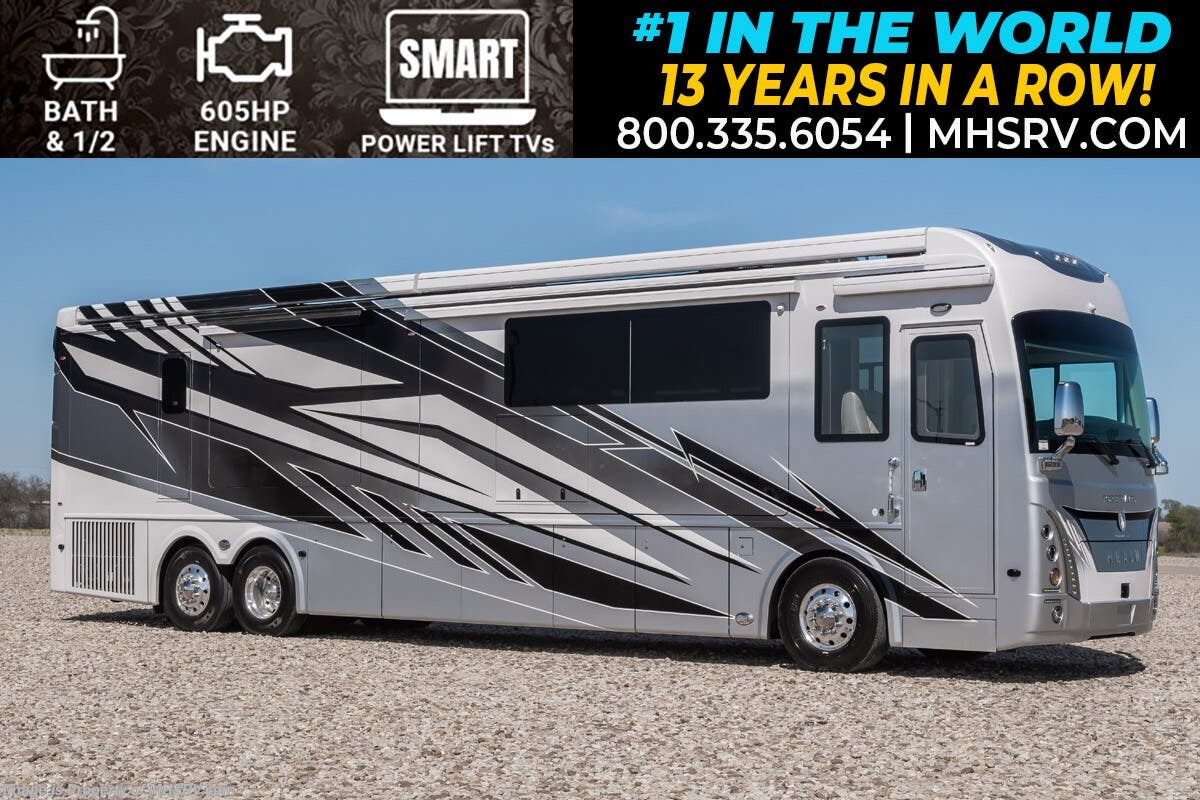 New 2027 Foretravel Realm Presidential Luxury Villa 7 (LV7) Bath & 1/2 available in Alvarado, Texas