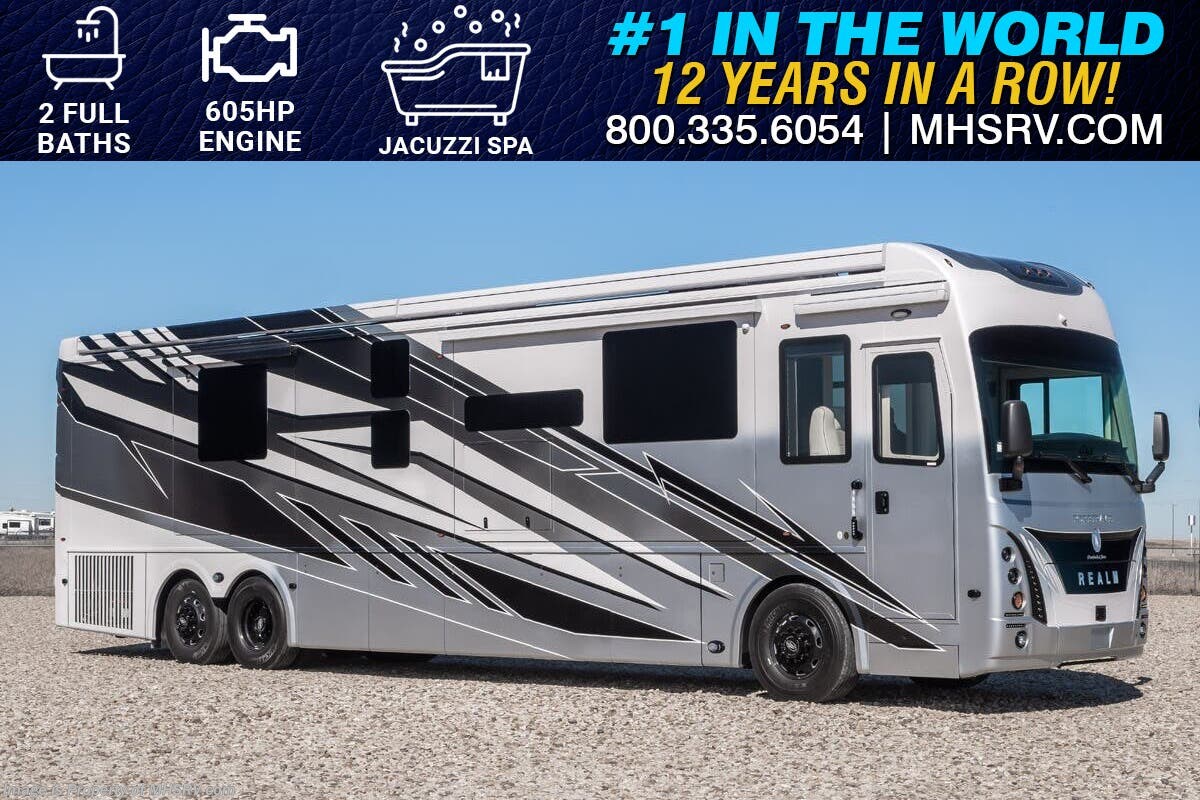 New 2027 Foretravel Realm Presidential Luxury Villa Bunk (LVB) W/ Spa available in Alvarado, Texas