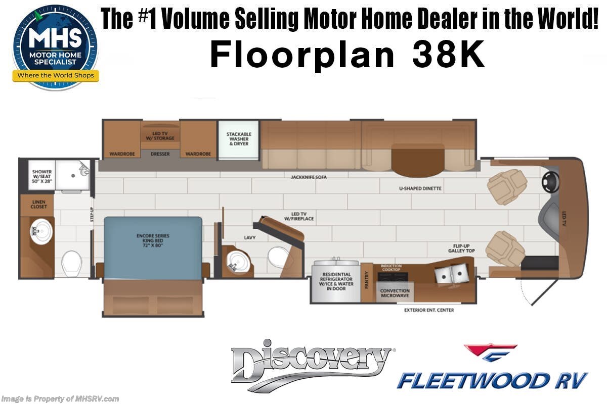 New 2027 Fleetwood Discovery 38K available in Alvarado, Texas