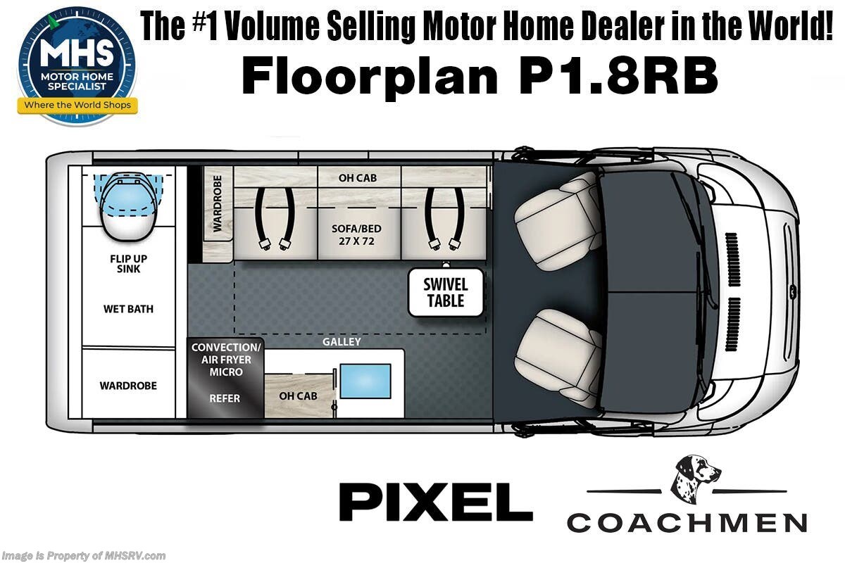 New 2027 Coachmen Pixel P1.8RB available in Alvarado, Texas