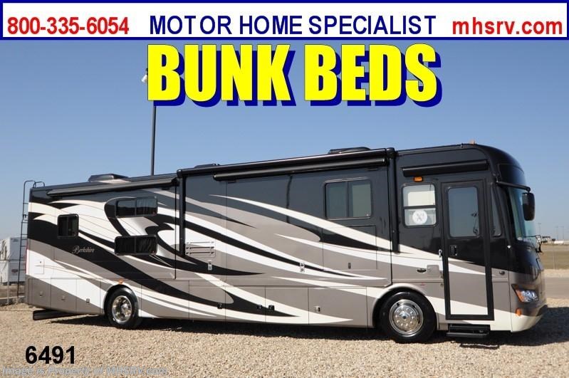 New 2013 Forest River Berkshire W/4 Slides 390BH-40 Bunk House RV For Sale available in Alvarado, Texas