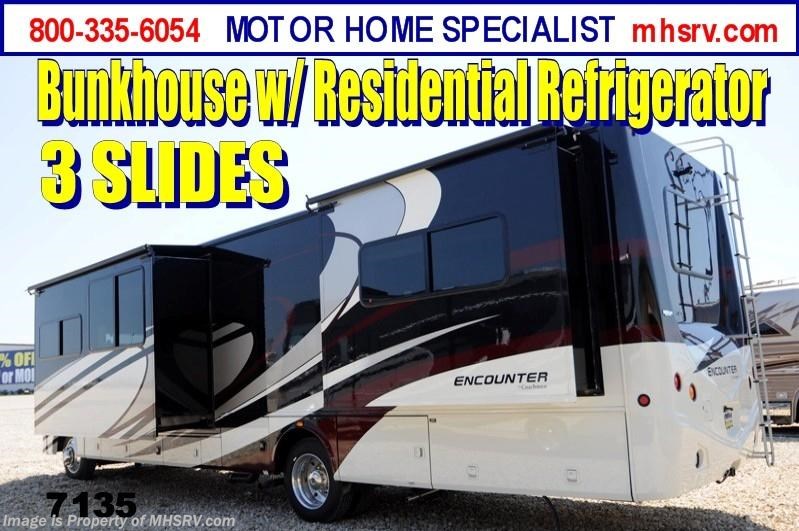New 2014 Coachmen Encounter (36BH) Bunk Model W/3 Slides & King Bed available in Alvarado, Texas