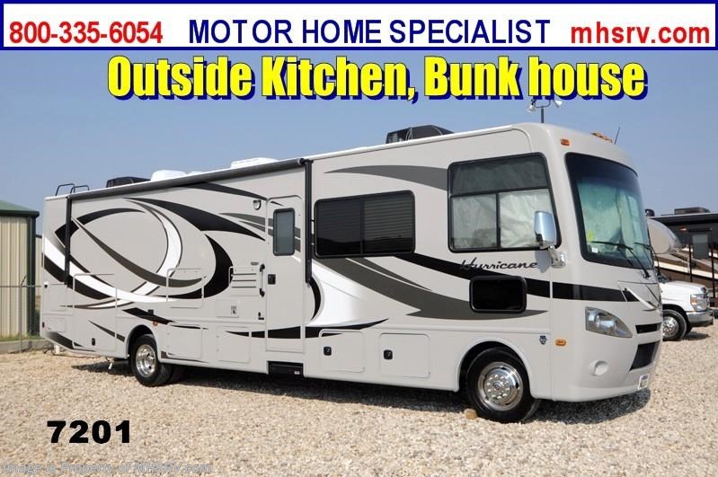 New 2014 Thor Motor Coach Hurricane (34J) Bunks, King Bed, Ext. TV & Kitchen, Pwr Bunk available in Alvarado, Texas