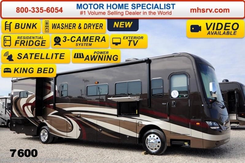 New 2014 Sportscoach Cross Country 385DS Bunks, Res. Fridge, Stack W/D, Sat, King (D) available in Alvarado, Texas