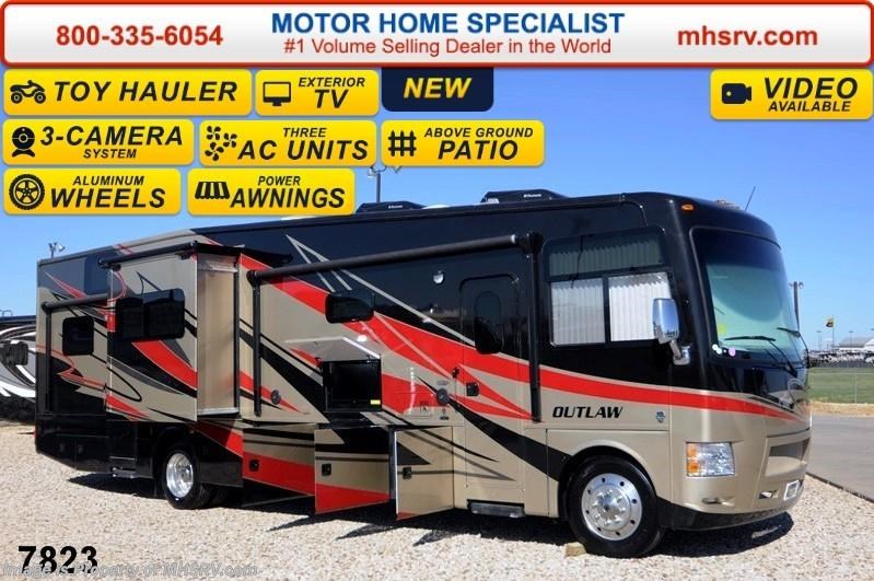 New 2014 Thor Motor Coach Outlaw 37MD Garage, 26K Chassis, 2 Slides, 5 TVs & 3 A/Cs available in Alvarado, Texas