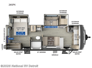 New 2025 Forest River Flagstaff Super Lite 26SFK available in Belleville, Michigan