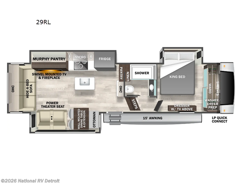 New 2026 Forest River Cedar Creek Experience 29RL available in Belleville, Michigan