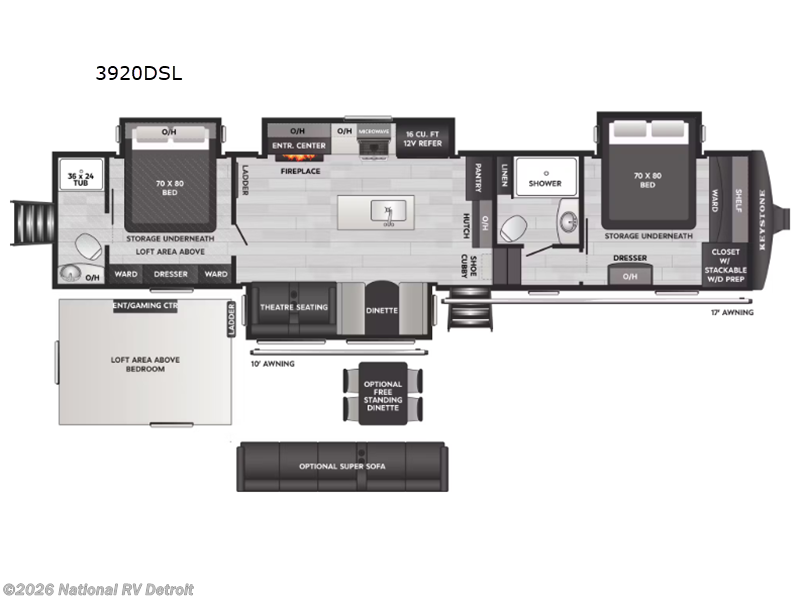 New 2026 Keystone Sprinter 3920DSL available in Belleville, Michigan