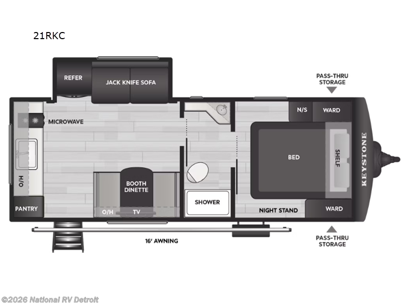 New 2026 Keystone Bullet Classic 21RKC available in Belleville, Michigan