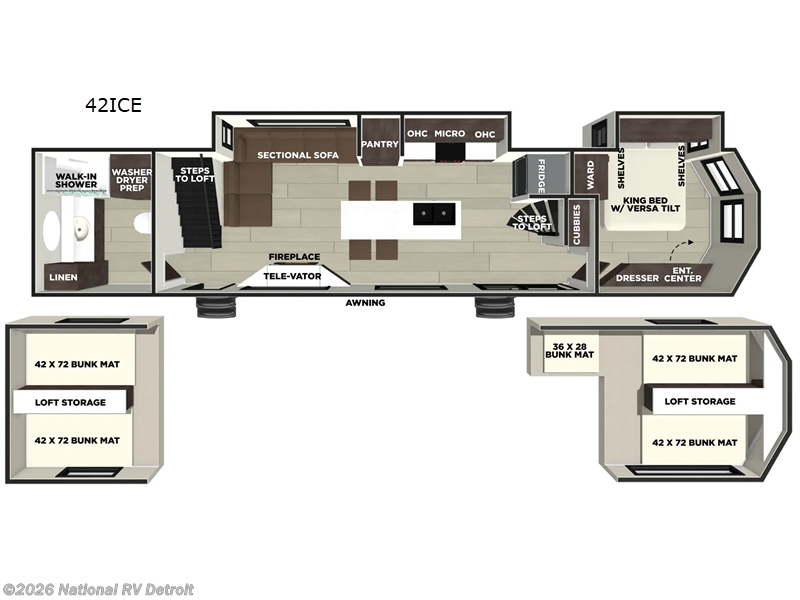 New 2026 Forest River Salem Grand Villa 42ICE available in Belleville, Michigan