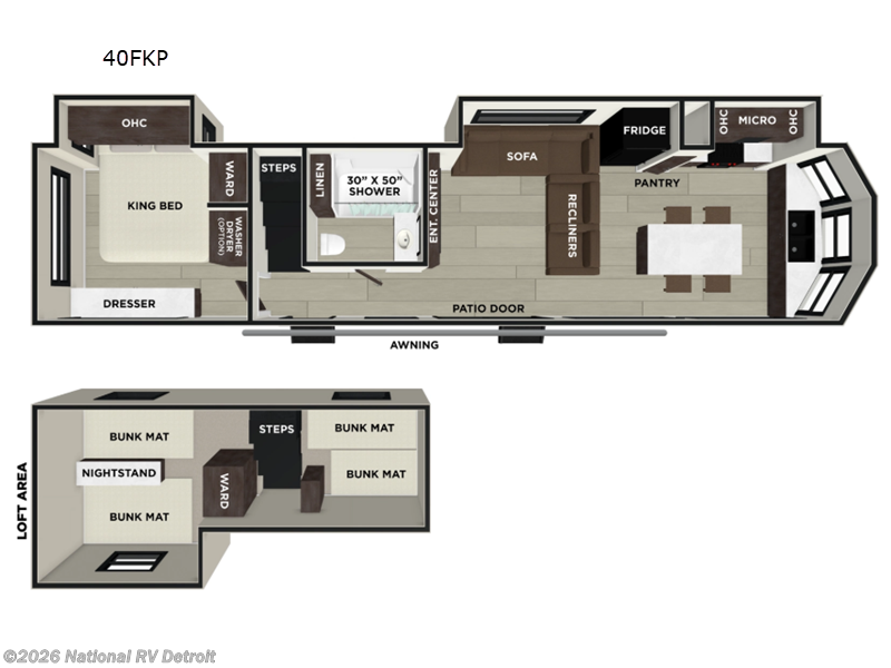 New 2026 Forest River Salem Grand Villa 40FKP available in Belleville, Michigan