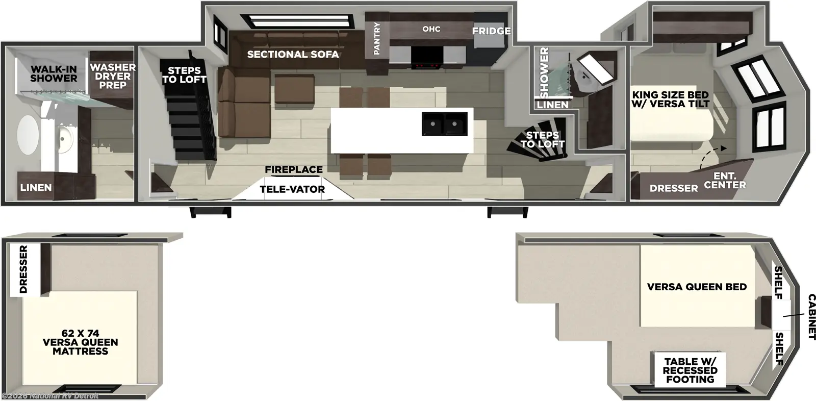 New 2026 Forest River Salem Villa 42ZEN available in Belleville, Michigan