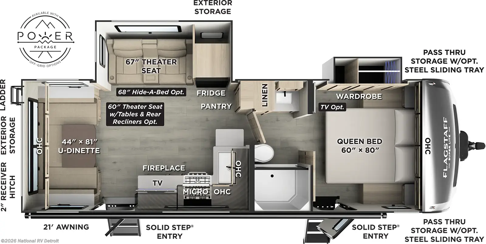 New 2026 Forest River Flagstaff Super Lite 26SRD available in Belleville, Michigan