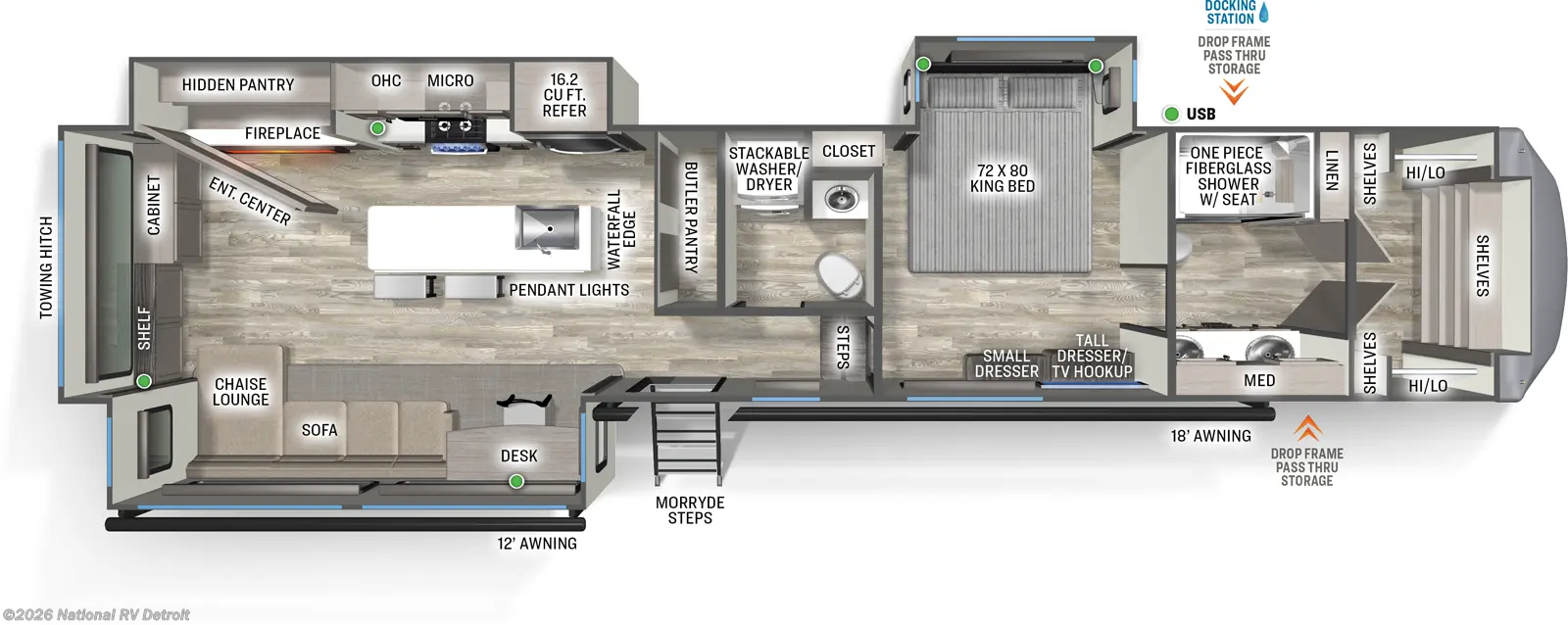 New 2026 Forest River Sandpiper 3900HBLR available in Belleville, Michigan