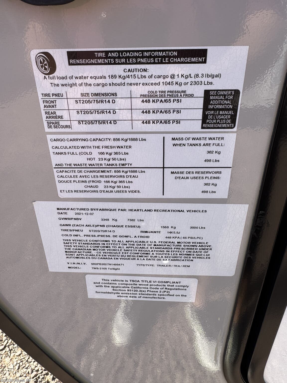 Used 2022 Cruiser RV Twilight TWS2100 available in Casa Grande, Arizona