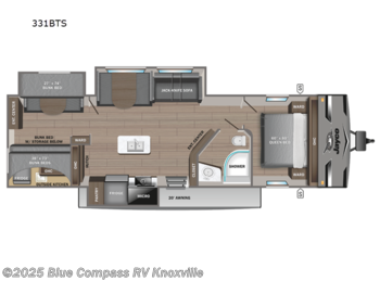 New 2024 Jayco Jay Flight 331BTS available in Louisville, Tennessee