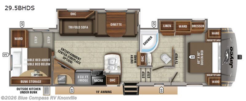 Used 2020 Jayco Eagle HT 29.5BHDS available in Louisville, Tennessee