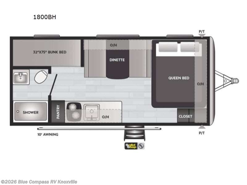 Used 2022 Keystone Springdale Mini 1800BH available in Louisville, Tennessee