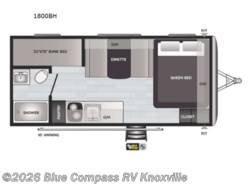 Used 2022 Keystone Springdale Mini 1800BH available in Louisville, Tennessee