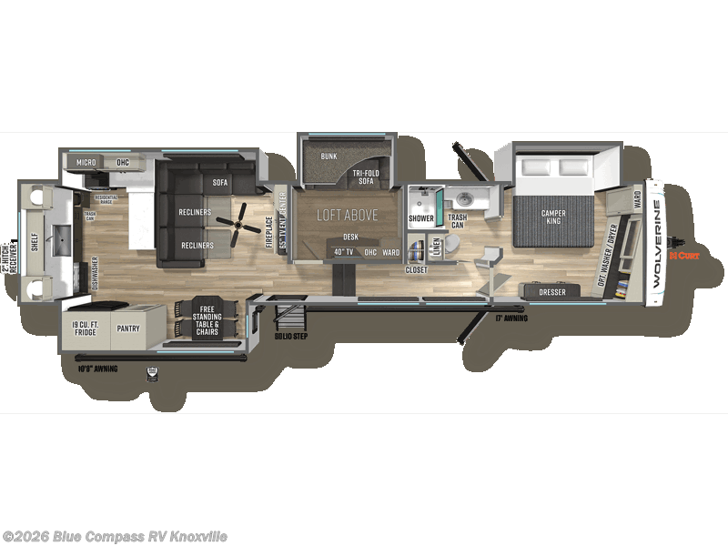 New 2027 Forest River  Wolverine 36BC available in Louisville, Tennessee