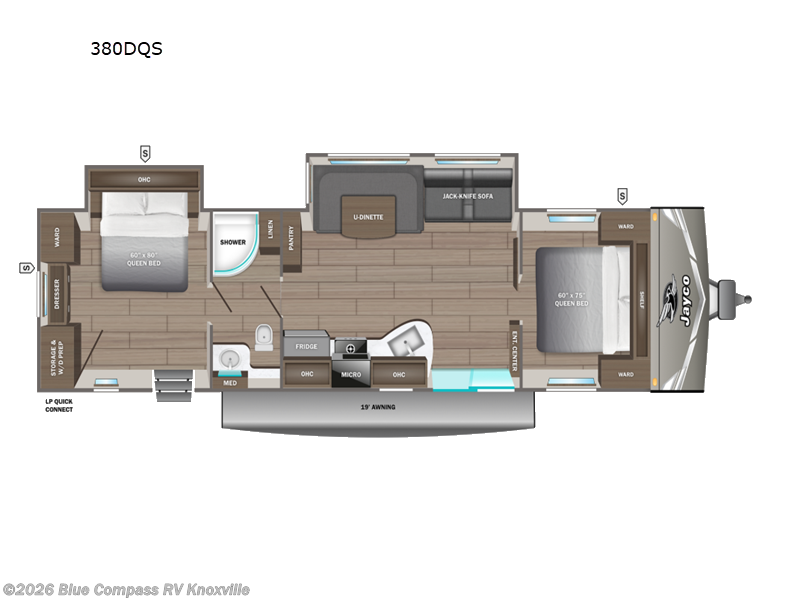 New 2027 Jayco Jay Flight 380DQS available in Louisville, Tennessee
