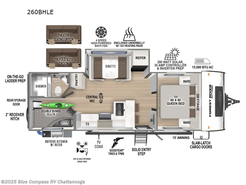 Used 2025 Forest River Surveyor Legend 260BHLE available in Ringgold, Georgia