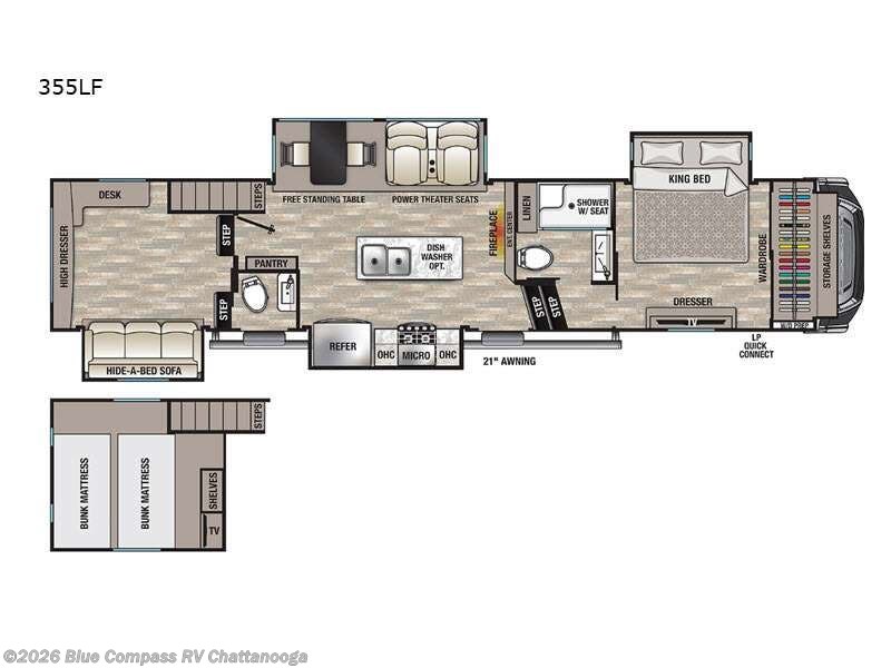 Used 2021 Forest River Cedar Creek 355LF available in Ringgold, Georgia