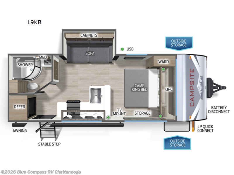Used 2025 Forest River Campsite Ultra 19KB available in Ringgold, Georgia