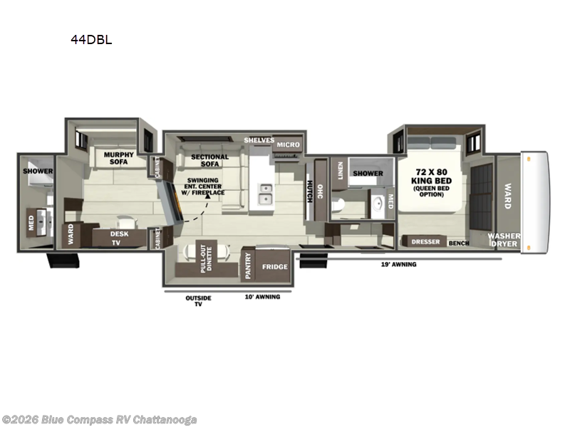 Used 2026 Forest River RiverStone 44DBL available in Ringgold, Georgia