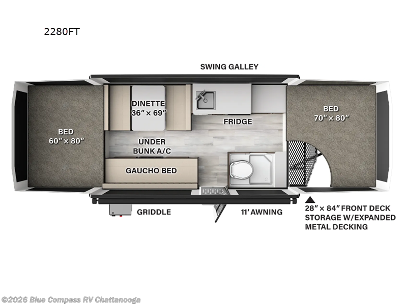 Used 2025 Forest River Rockwood Freedom Series 2280FT available in Ringgold, Georgia