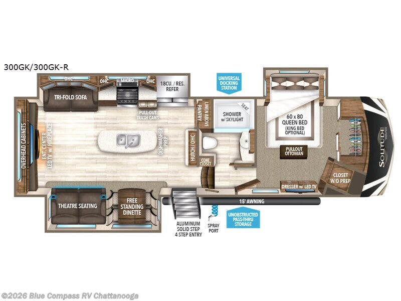 Used 2017 Grand Design Solitude 300GK available in Ringgold, Georgia