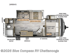 Used 2024 Forest River Flagstaff Super Lite 26RBWS available in Ringgold, Georgia