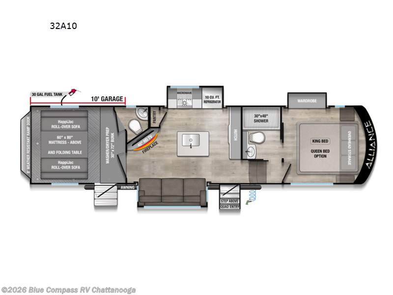 New 2027 Alliance RV Valor All-Access 32A10 available in Ringgold, Georgia