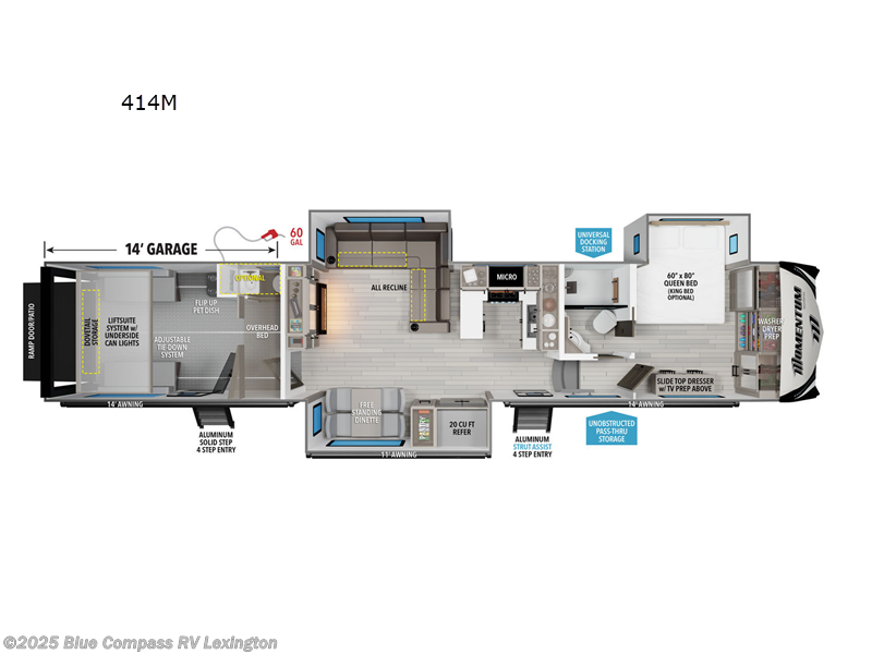 Used 2025 Grand Design Momentum M-Class 414M available in Georgetown, Kentucky