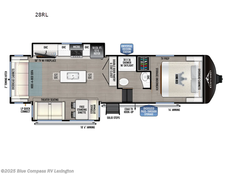 New 2026 East to West Blackthorn Half-Ton 28RL available in Georgetown, Kentucky