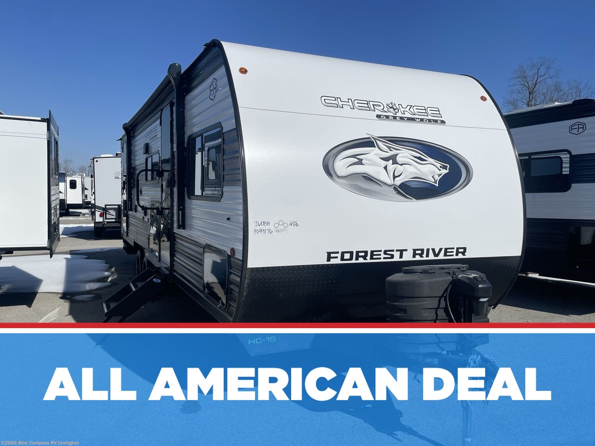 New 2026 Forest River Cherokee Grey Wolf 26DBH available in Georgetown, Kentucky