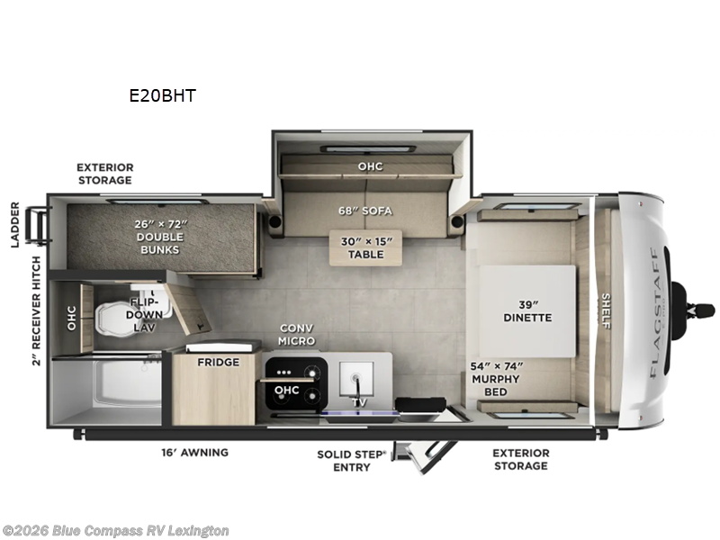 New 2026 Forest River Flagstaff E-Pro E20BHT available in Georgetown, Kentucky