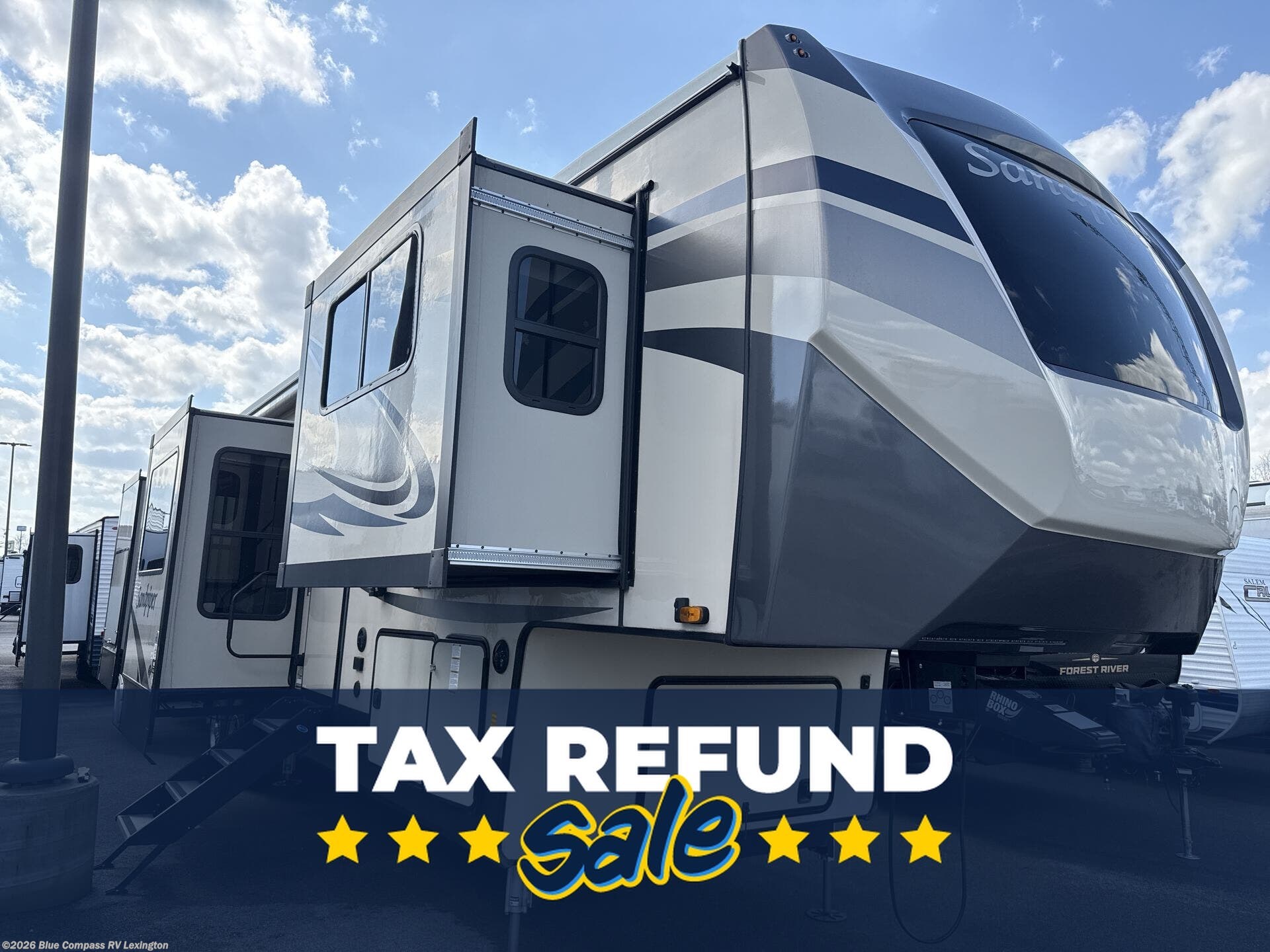 Used 2021 Forest River Sandpiper Luxury 379FLOK available in Georgetown, Kentucky