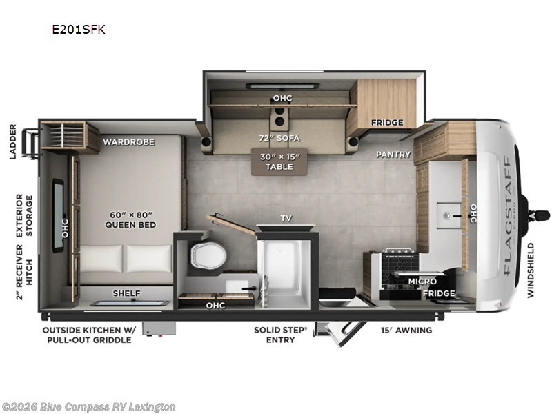 New 2027 Forest River Flagstaff E-Pro E201SFK available in Georgetown, Kentucky