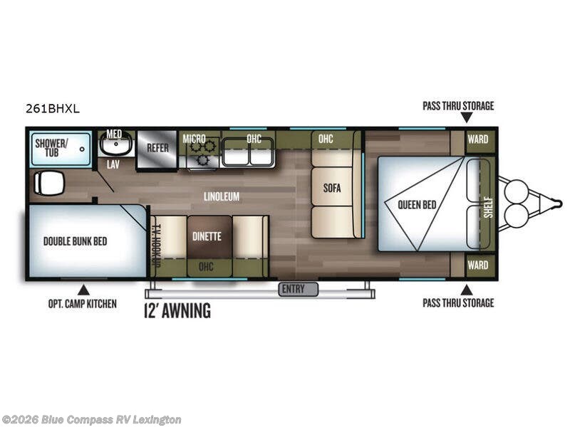 Used 2018 Forest River Wildwood X-Lite 261BHXL available in Georgetown, Kentucky