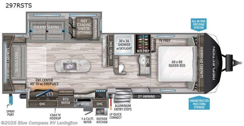 Used 2021 Grand Design Reflection 297RSTS available in Georgetown, Kentucky