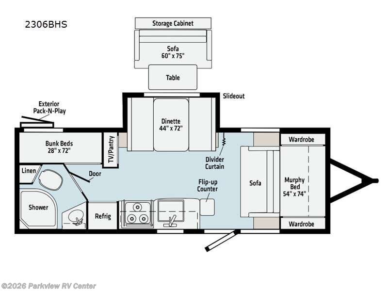 Used 2021 Winnebago Micro Minnie 2306BHS available in Smyrna, Delaware